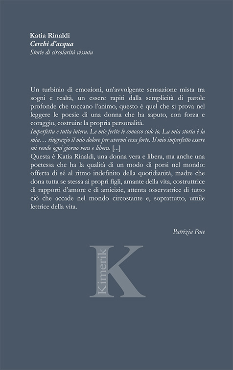 Quarta di copertina di Cerchi d’acqua - Storie di circolarità vissuta